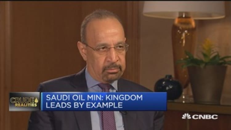Saudi oil min: Cuts are learning process for some countries