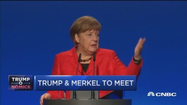 Trump-Merkel meeting will be where the 'rubber hits the road': Cramer