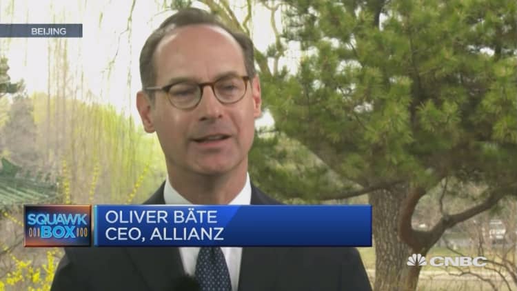 Insurance growth in China to be double-digits: Allianz CEO