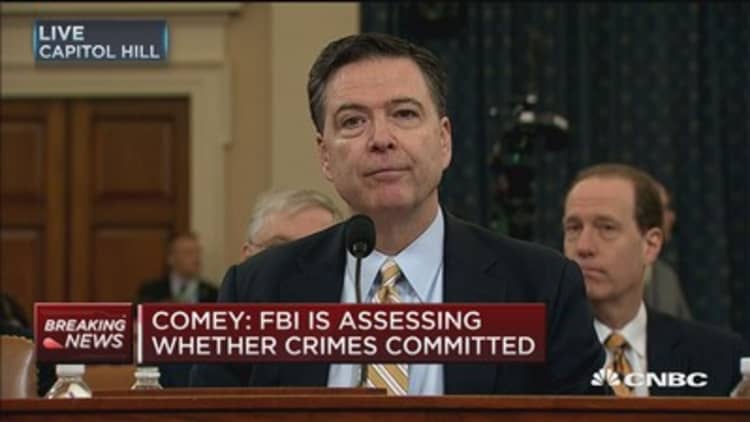 Comey: Leaks of classified information are serious federal crimes