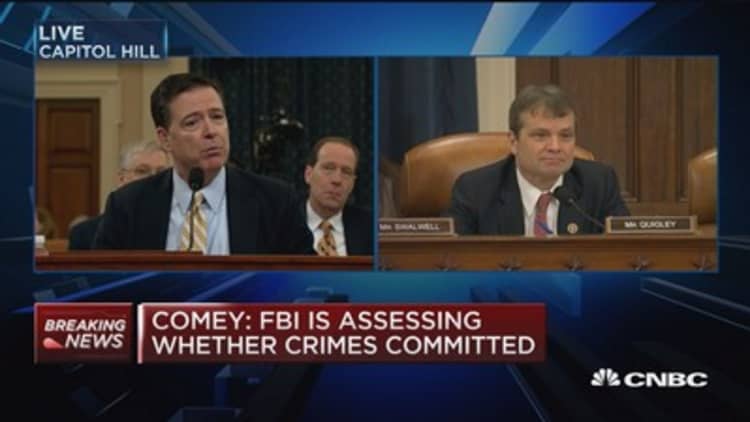 Comey: Co-optees don't realize they're doing things for foreign government