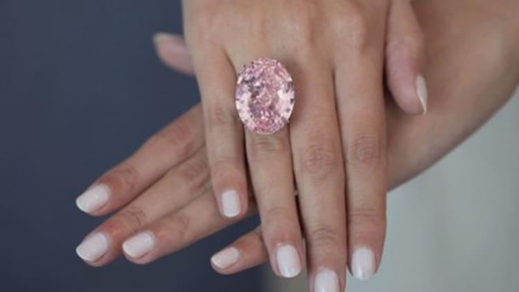 This pink diamond is expected to become the most expensive ever auctioned