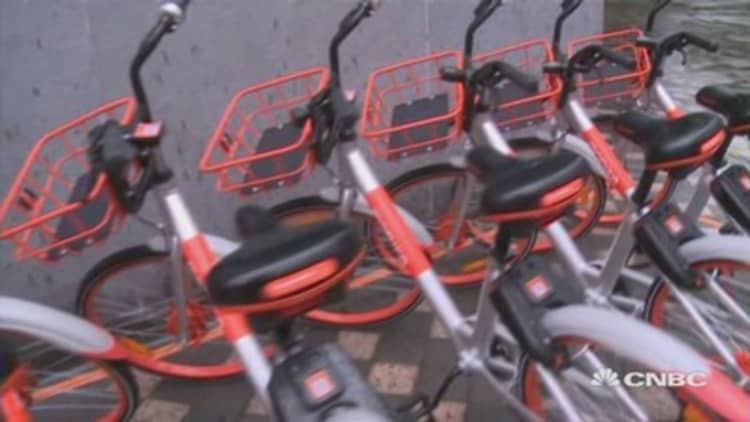 Mobike's smart bikes don't get lost