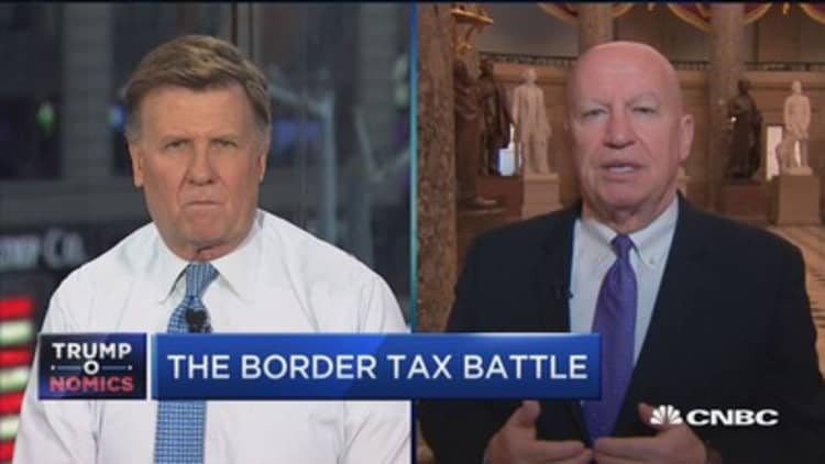 Rep. Brady: Border tax has become a 'given'