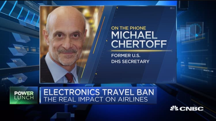 Fmr. DHS secretary on electronics travel ban