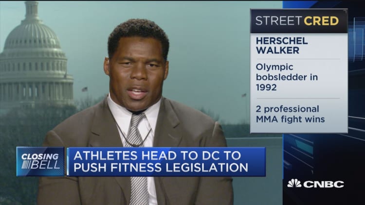 Athletes head to DC to push fitness legislation
