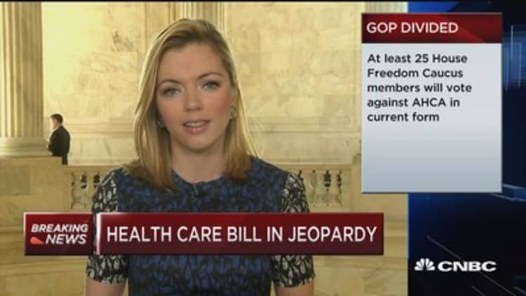 Health care bill in jeopardy