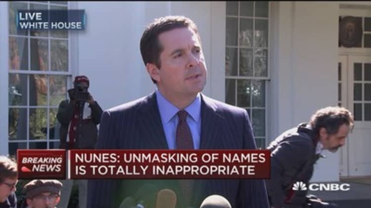Rep. Nunes: Nothing criminal involved in collected information