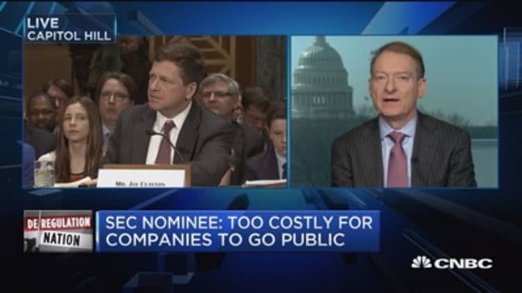 SEC Nominee: Too costly for companies to go public