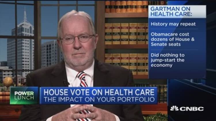 Gartman: Fade the rally if health care vote goes through