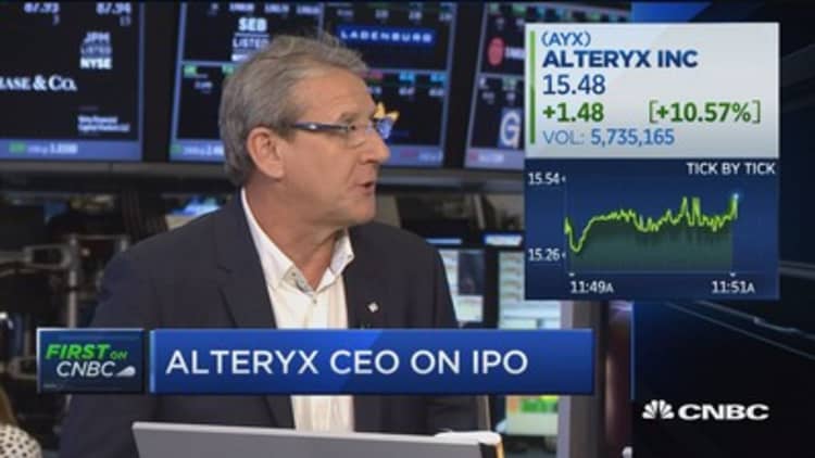 Alteryx CEO: Market is ready for a powerful platform like ours