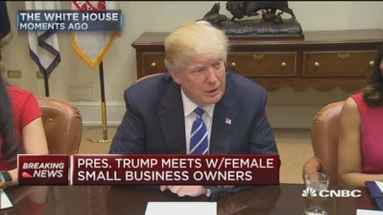 Trump: Empowering and promoting women in business is an absolute priority 