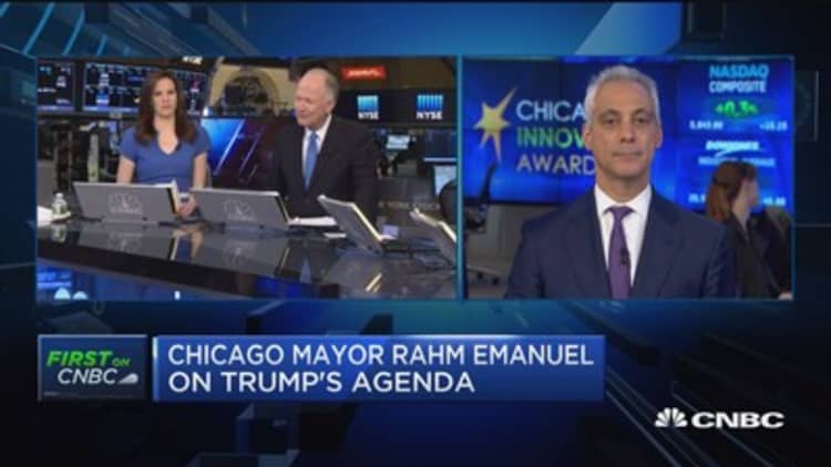 Chicago Mayor: I believe in less regulation, but not as a total effort