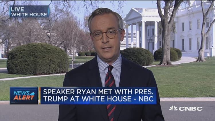 Ryan meets with President Trump at White House: NBC