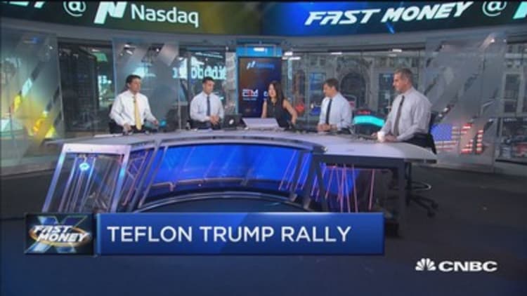 Teflon Trump rally?