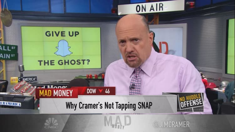 Cramer on Snap: I just can't do it