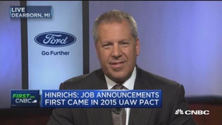 Ford exec: We've announced $1.9B of new investment in Michigan since January