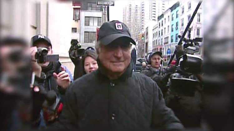 An investor who was burned in the Madoff scheme has jumped to his death