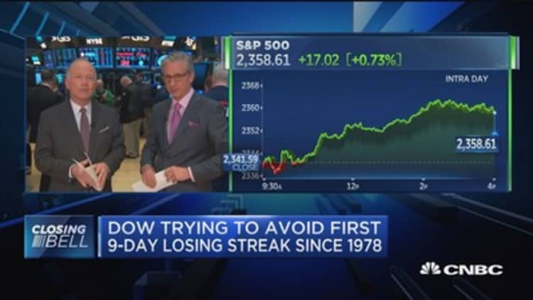 Pisani: Three parts to the rally, and one was oil