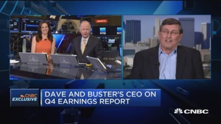 Dave & Buster’s CEO: Consumer 'in a good place,' but labor may be a headwind
