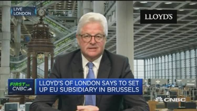 Lloyd's of London to set up European hub in Brussels