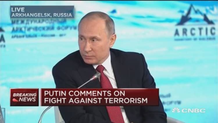 Putin: We'll work with Trump to fight ISIS