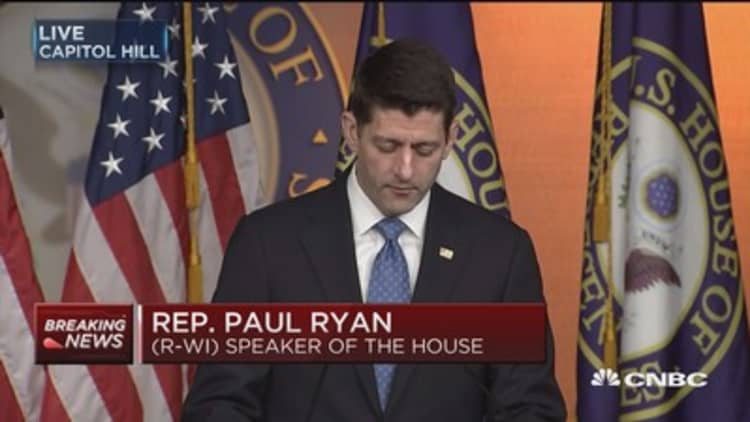 Paul Ryan: Our actions are designed to protect jobs