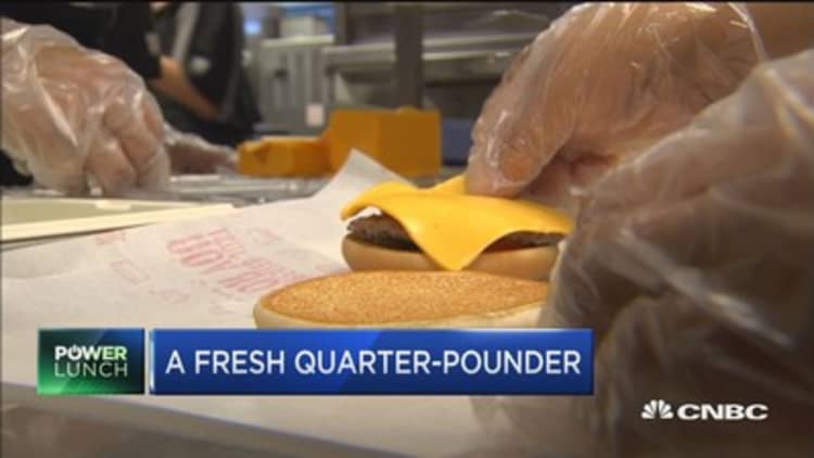 McDonalds to use fresh (not frozen) beef