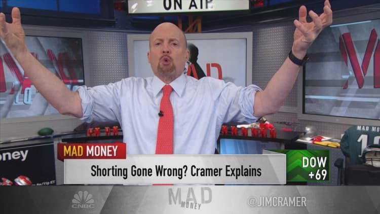 Cramer explains how short-sellers drove the Nasdaq to its record high