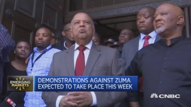 Demonstrations against Zuma expected to take place this week