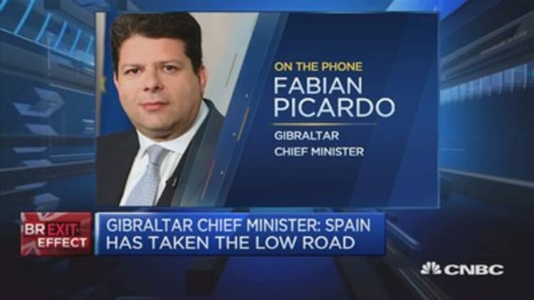 Spain’s behavior has been abominable: Gibraltar chief minister 