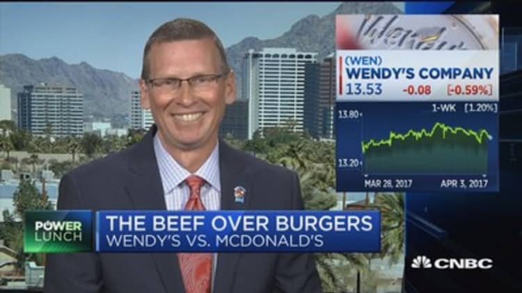 Wendy's CEO talks beef