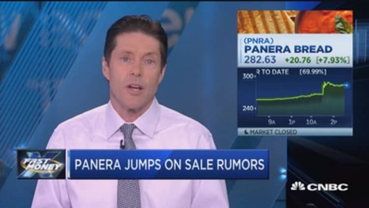 Panera jumps on sale rumors