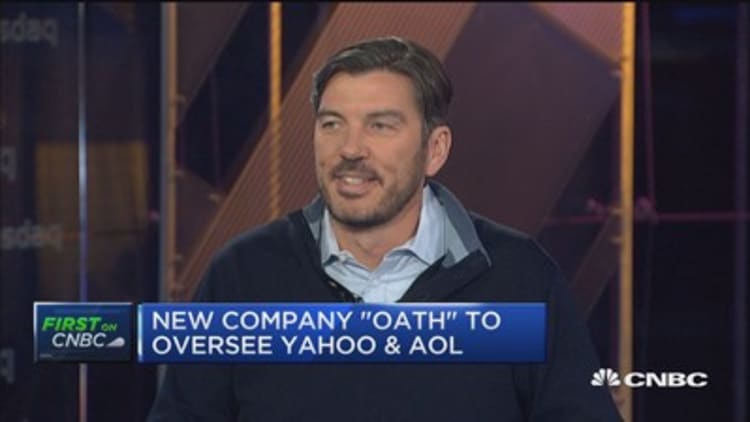 'Oath' to oversee Yahoo and AOL brand: Tim Armstrong