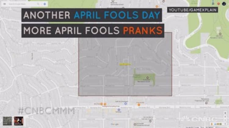 Which tech giant won the battle for best April fool?