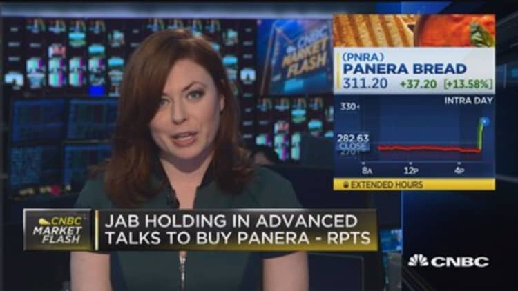 JAB Holding in advanced talks to buy Panera: Reports