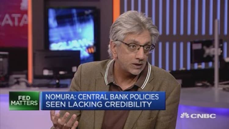 Central bank policies seen lacking credibility: Nomura's Janjuah
