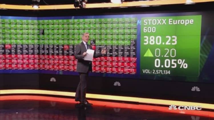 Europe opens mixed; traders digest Trump speech; NKorea missile test in focus