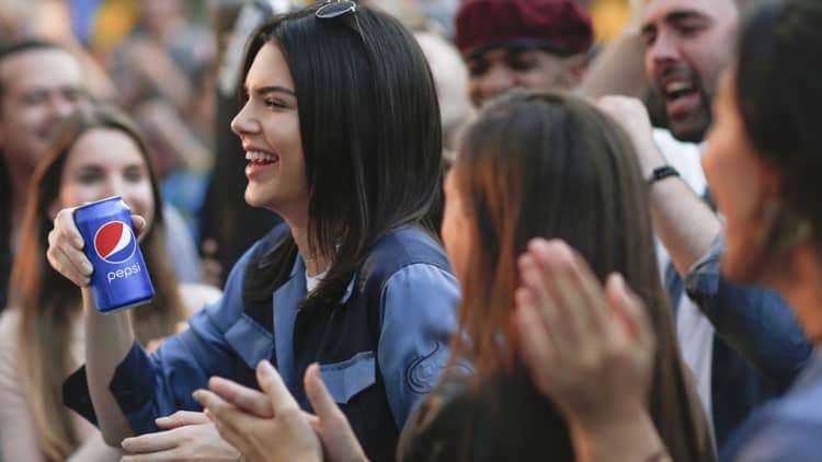Pepsi faces backlash over Kendall Jenner ad