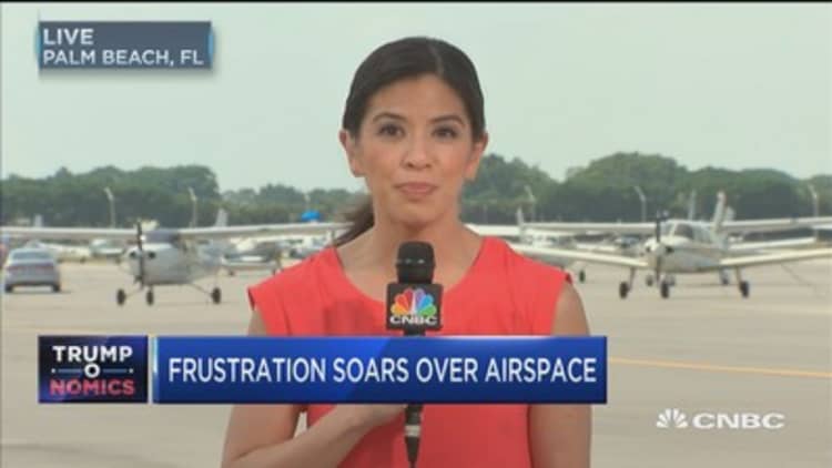 Trump's Mar-a-Lago visits hurt flight school business