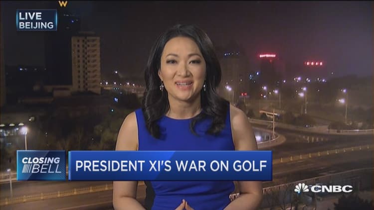 President Xi shuns golf as part of anti-corruption drive 