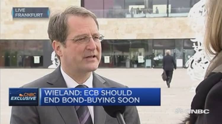 Wieland: ECB should be talking about how to exit QE