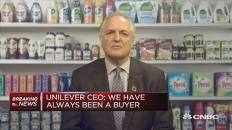 M&A is one of the reasons we’ve outgrown competitors: Unilever CEO