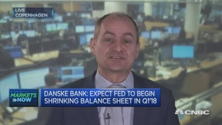 Fed likely to announce QE tightening at June meeting: Danske Bank