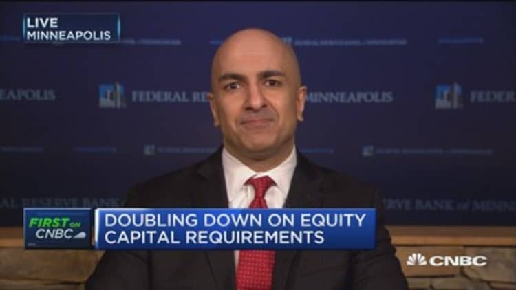 Neel Kashkari: 'Nothing personal' but banks don't have nearly enough capital