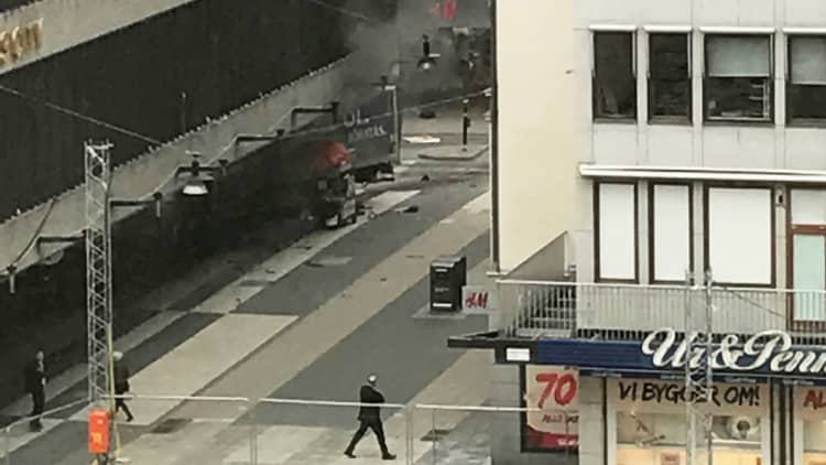 Three dead in Stockholm after truck plows into department store: Report