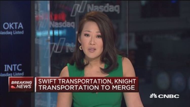 Swift and Knight Transportation to merge