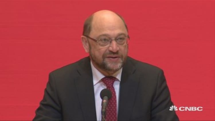 Goal is for SPD to become the ‘strongest political force’ in Germany: Martin Schulz