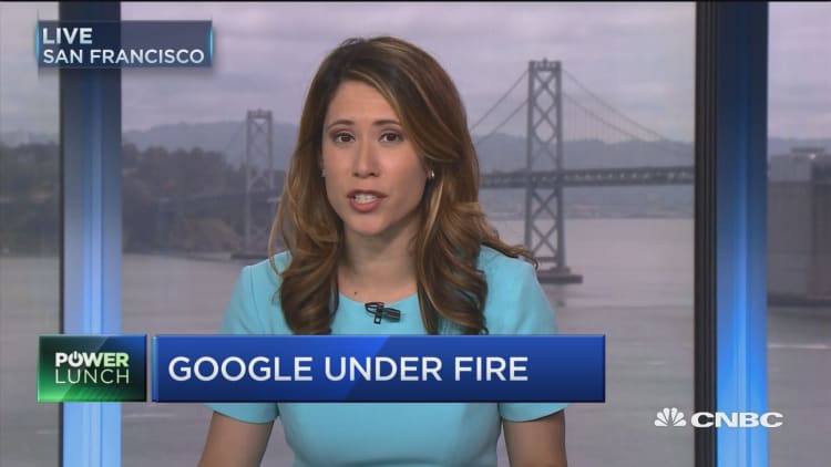 Google under fire over gender pay
