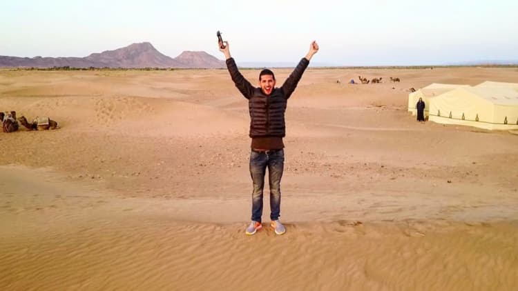 This 25-year-old quit his $120,000-a-year job to travel the world